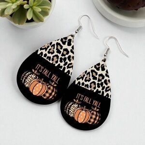 🖤🆕🖤Leopard Print Fall Earrings